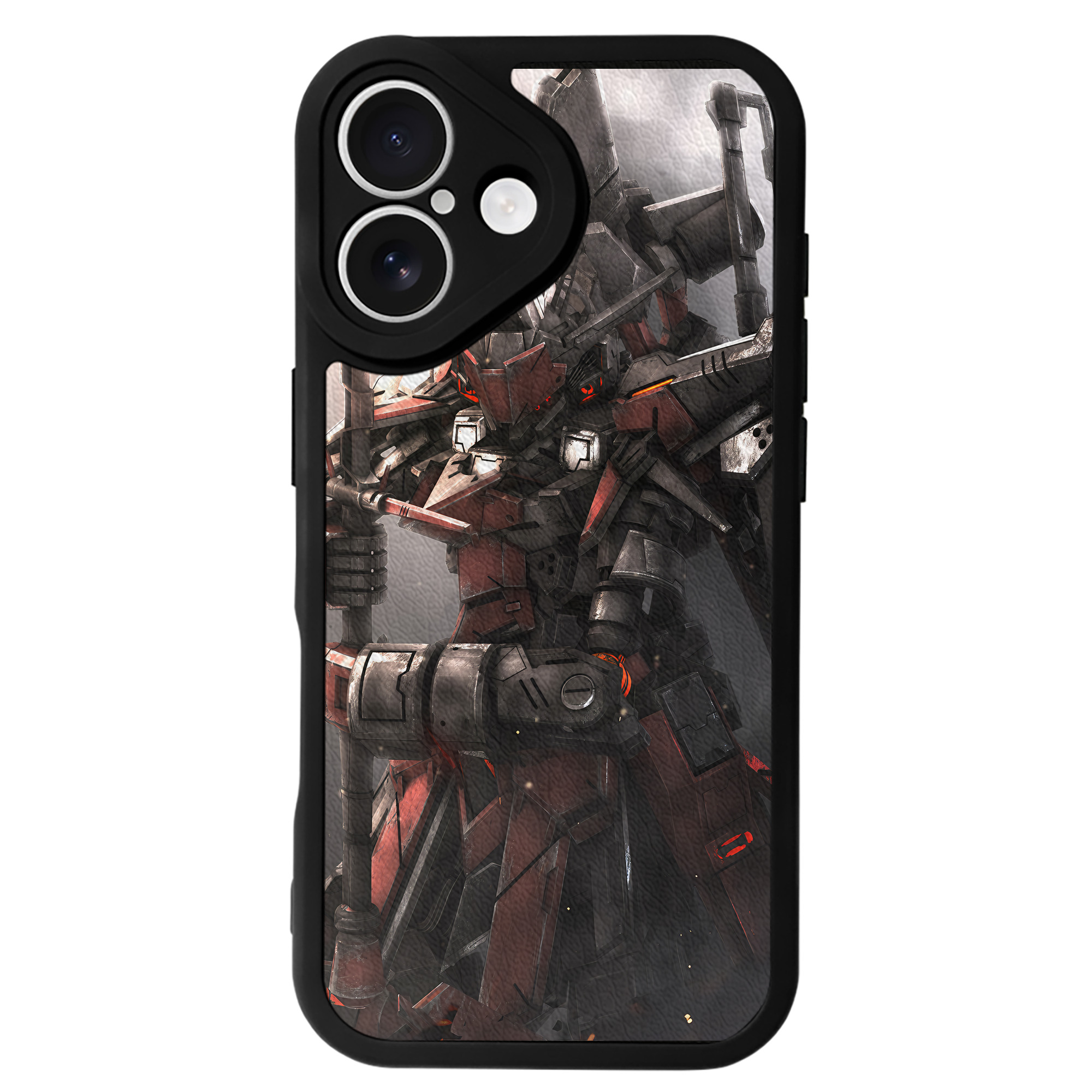 （画像用） 機動戦士ガンダム Mobile Suit Gundam 【iPhone 16シリーズ対応】シリコンスマホケース（レザー調） 材質：シリコン
